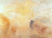 Joseph Mallord William Turner Sunrise Between Two Headlands Sweden oil painting reproduction